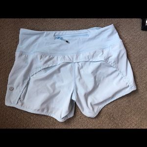 Lululemon Light Blue Shorts